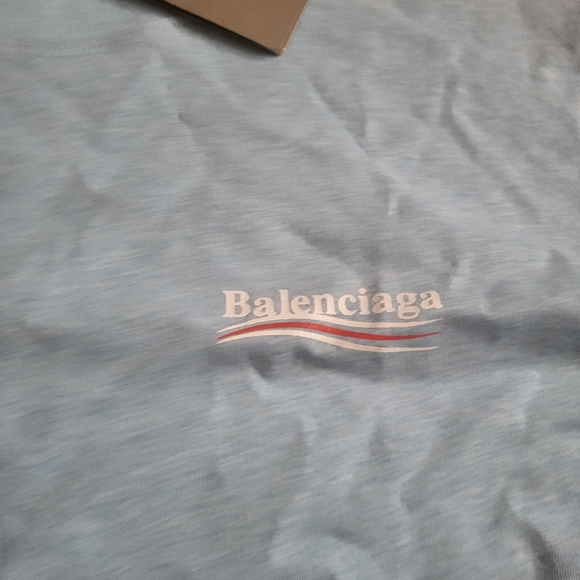 NWT Unisex Balenciaga Blue Campaign Shirt - Picture 3 of 7